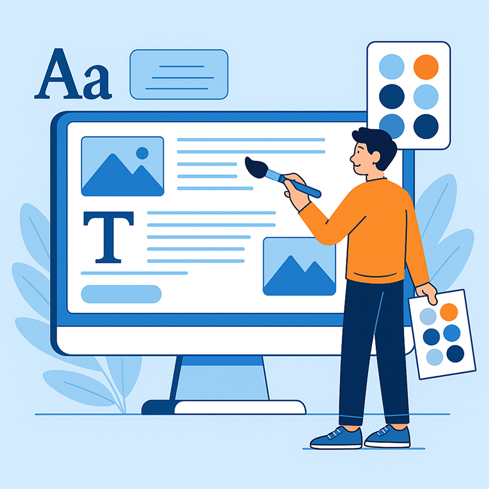 Оновлення зовнішнього вигляду сайту