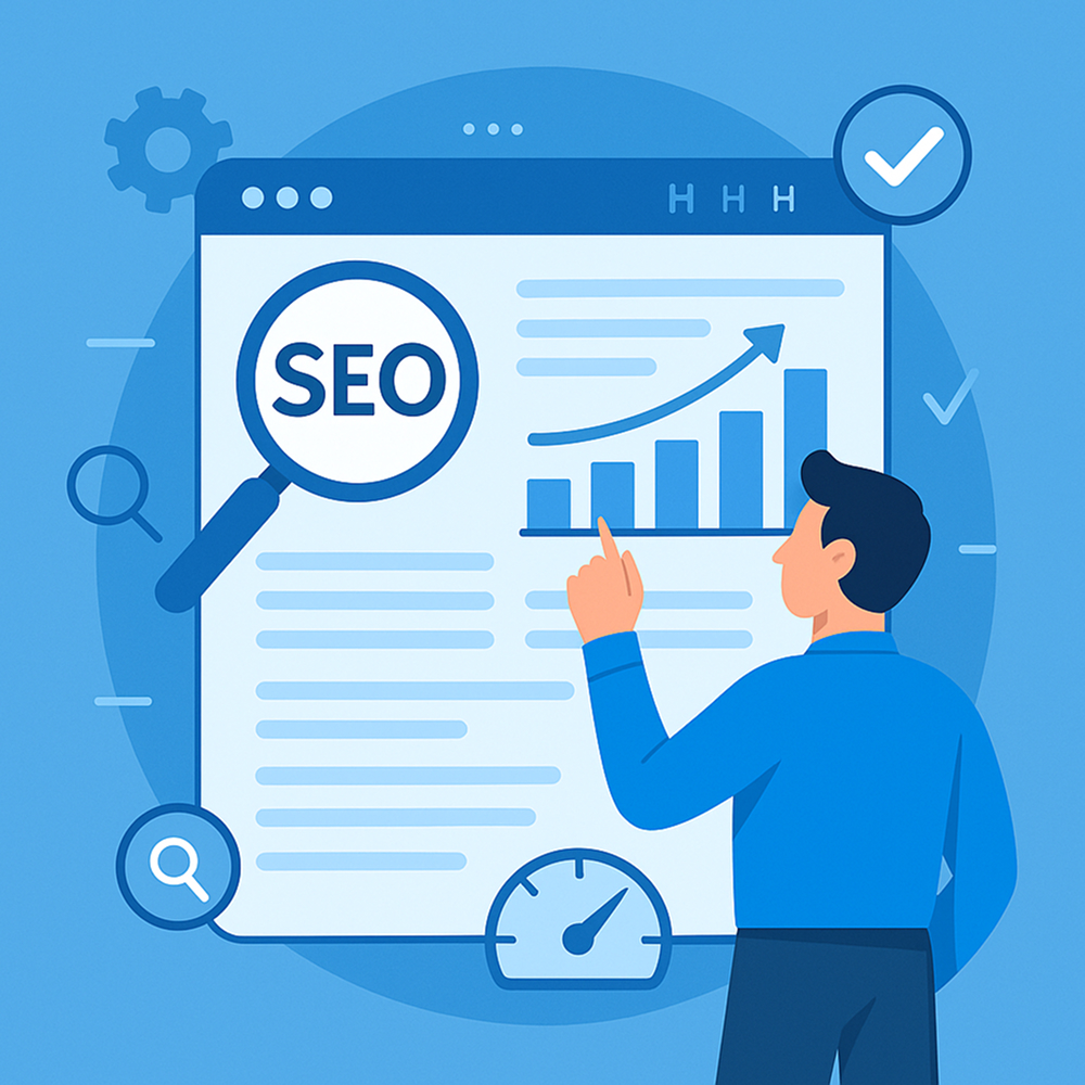 Поліпшення SEO: структура заголовків, меню, швидкість, технічні налаштування.